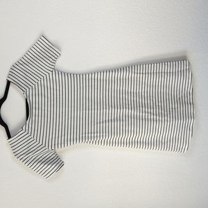 Zara Striped Short Sleeve Dress